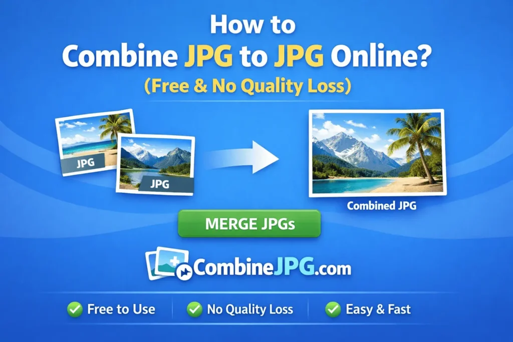 step by step guide to combine jpg files online