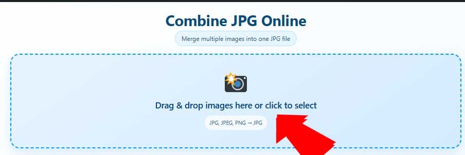 Combine Jpg images