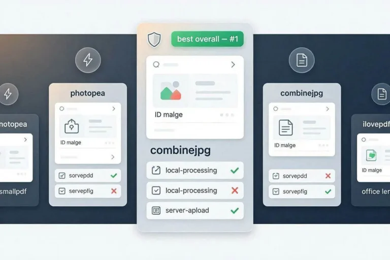 Best Free ID Card Merger Tools 2026 - Combine Front & Back Into One File