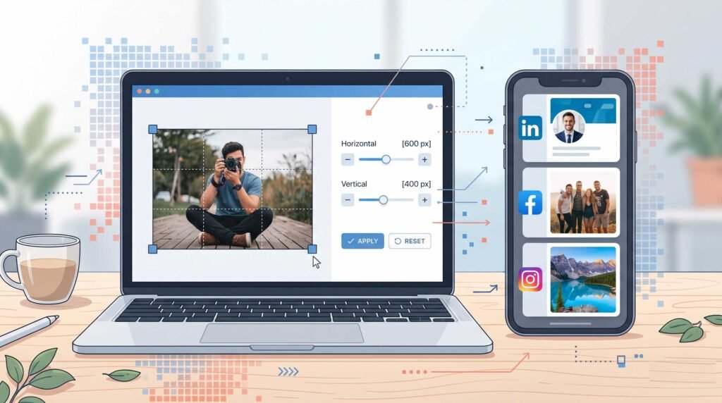 How to Resize Image for LinkedIn, Facebook, Instagram (All Sizes)