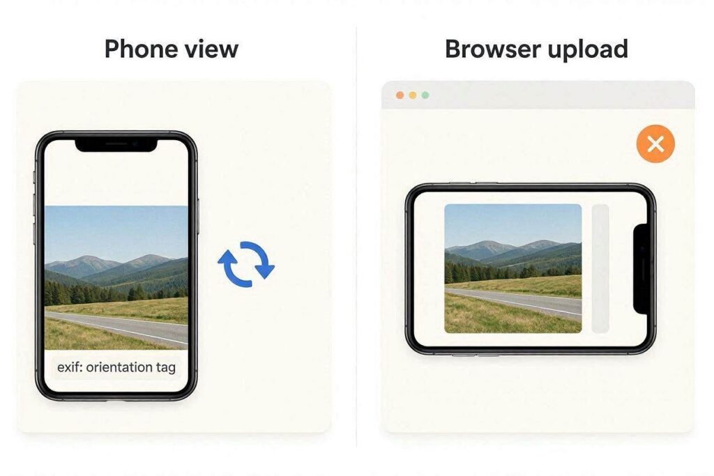 Why Do Photos Come Out Rotated?