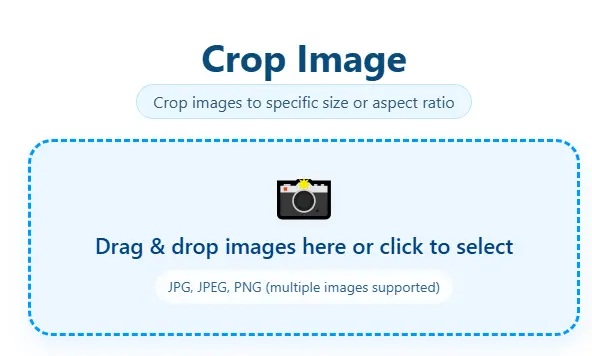 Crop Image Online Free - No Signup, No Watermark, No Upload
